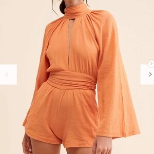 Free People Techno Cutout Romper